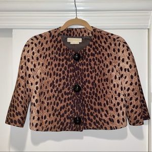 Vintage MICHAEL KORS leopard short jacket